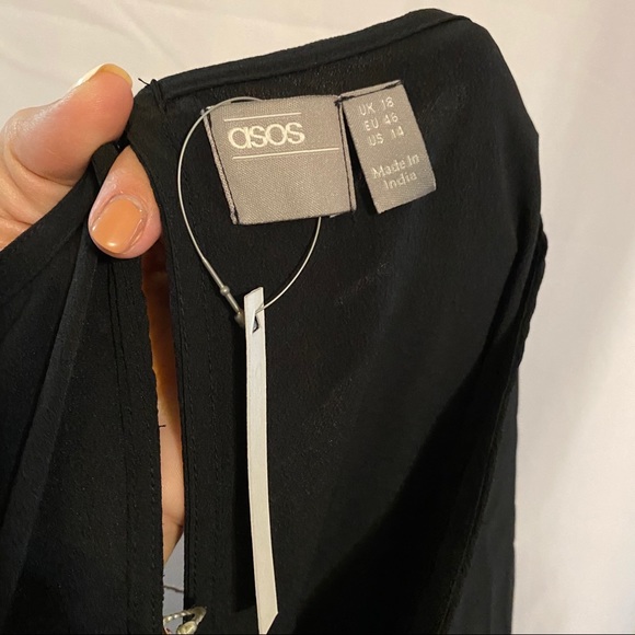 NWT ASOS DESIGN Curve tea jumpsuit | size 14 - Picture 5 of 8